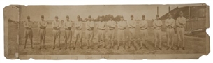 1920 San Antonio Bears Team Panorama from the Collection of pitcher Lefty Stewart